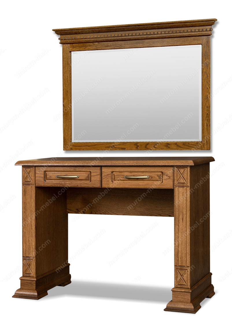 Письменный стол Флоренция 2 ящика с зеркалом