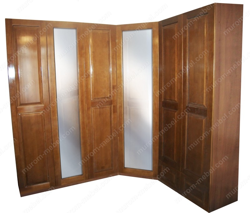 Шкаф Кантата угловой с двумя зеркалами